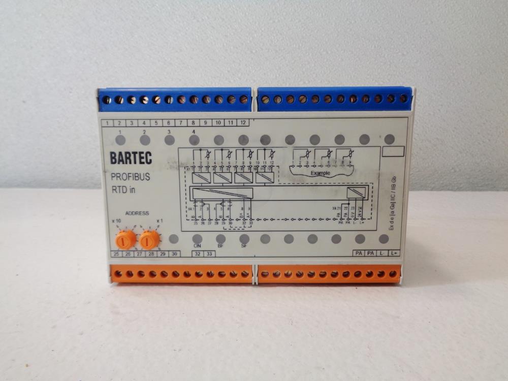 Bartec PROFIBUS 4 x RTD in Ex I, Type 07-7331-2307/0000